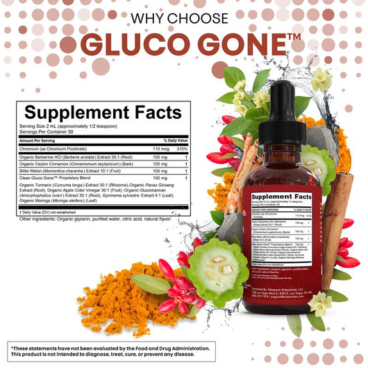 GlucoGone™ - Berberine Liquid Drops
