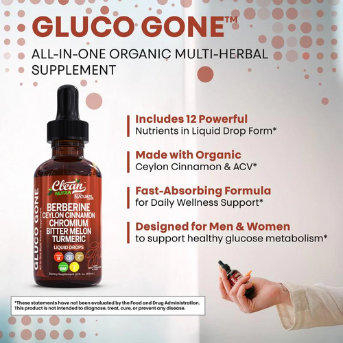 GlucoGone™ - Berberine Liquid Drops