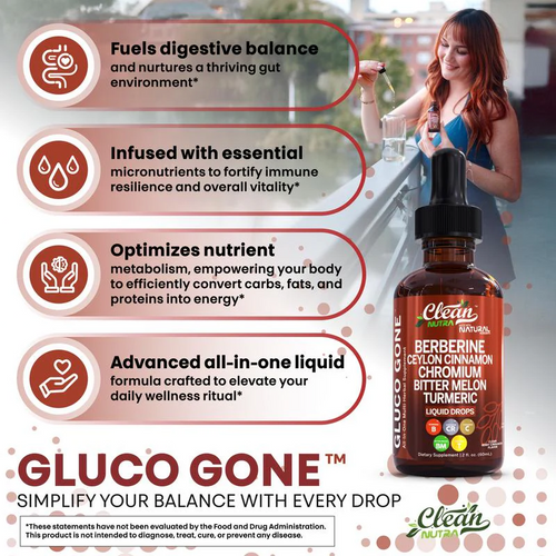 GlucoGone™ - Berberine Liquid Drops