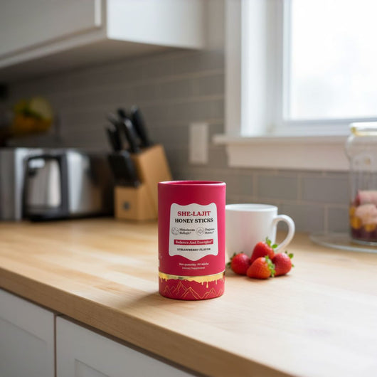 SHE-Lajit Women Multi-Mineral Honey Sticks - Strawberry Flavor