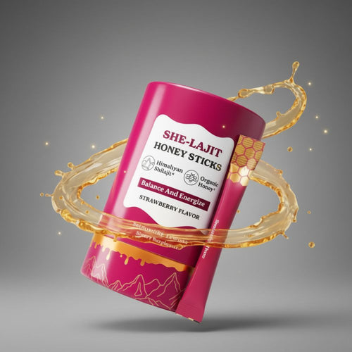 SHE-Lajit Women Multi-Mineral Honey Sticks - Strawberry Flavor